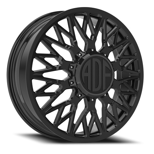 ADF Wheels Techno Mesh Dually Gloss Black Photo