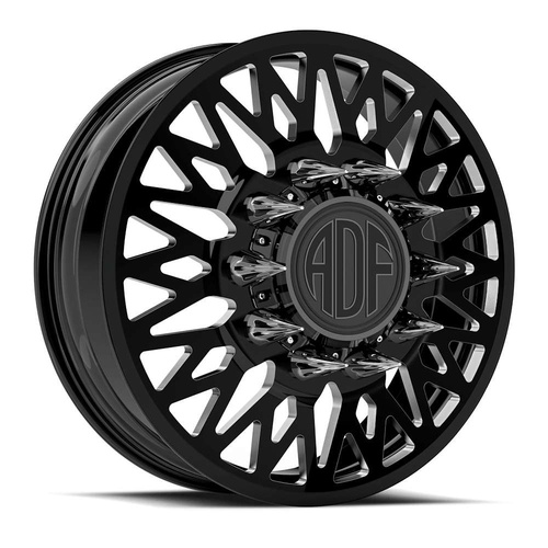 ADF Wheels Tm2 Gloss Black/Machined - Part Number D206BM288221+132 ADF Wheels Tm2 Gloss Black/Machined Photo