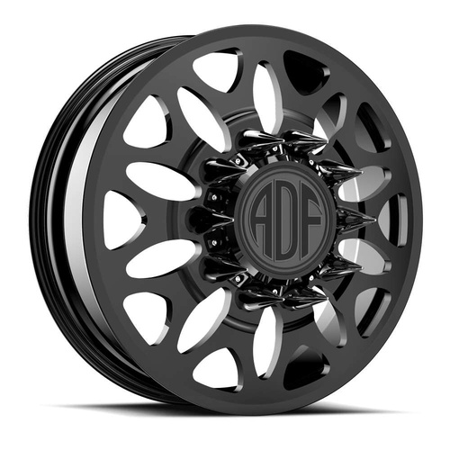 ADF Wheels Zyn Gloss Black - Part Number D225GB228221+144 ADF Wheels Zyn Gloss Black Photo