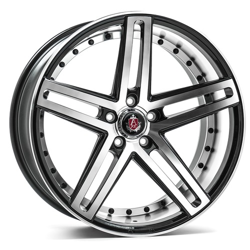 Axe EX20 Gloss Black W/ Machined Face - Part Number 9519BLNK40EX20BP-5x108 Axe EX20 Gloss Black W/ Machined Face Photo