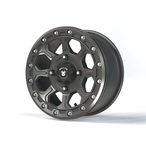 Bullite Bt-03 Gunmetal Gray W/ Gunmetal Gray Beadlock - Part Number BT031407041371111 Bullite Bt-03 Gunmetal Gray W/ Gunmetal Gray Beadlock Photo