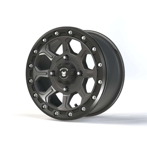 Bullite Bt-03 Gunmetal Gray W/ Satin Black Beadlock Photo