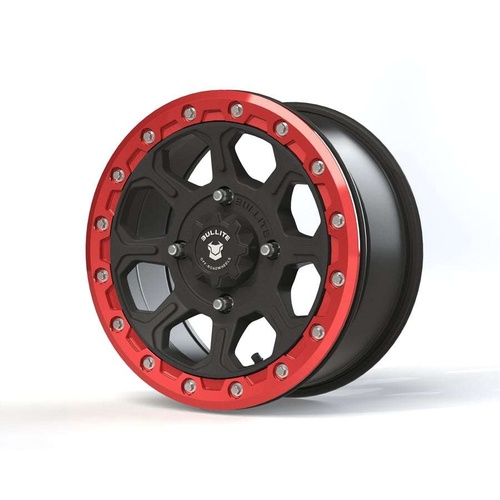 Bullite Bt-03 Satin Black W/ Bullite Red Beadlock Photo