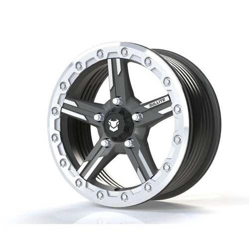 Bullite Bt-09 Gunmetal Gray W/ Raw Beadlock - Part Number BT091507051141116 Bullite Bt-09 Gunmetal Gray W/ Raw Beadlock Photo