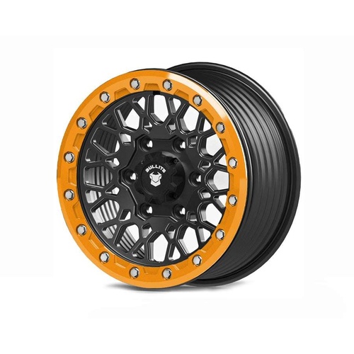 Bullite Pro-07 Satin Black W/ Aerospace Orange Beadlock - Part Number BS071507061391225 Bullite Pro-07 Satin Black W/ Aerospace Orange Beadlock Photo