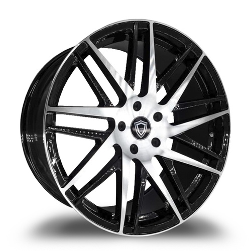 Capri Luxury C0103 Black Machined Photo