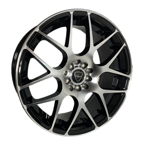 Elegance E004 Gloss Black Machined Photo