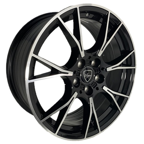 Elegance E006 Gloss Black Machined Photo