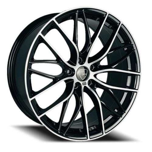 Elegance E010 Gloss Black Machined Photo