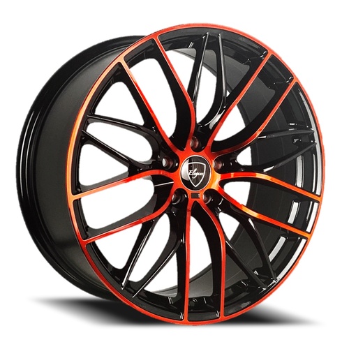 Elegance E010 Gloss Black W/ Candy Red Face - Part Number E010-0512030GBRF Elegance E010 Gloss Black W/ Candy Red Face Photo