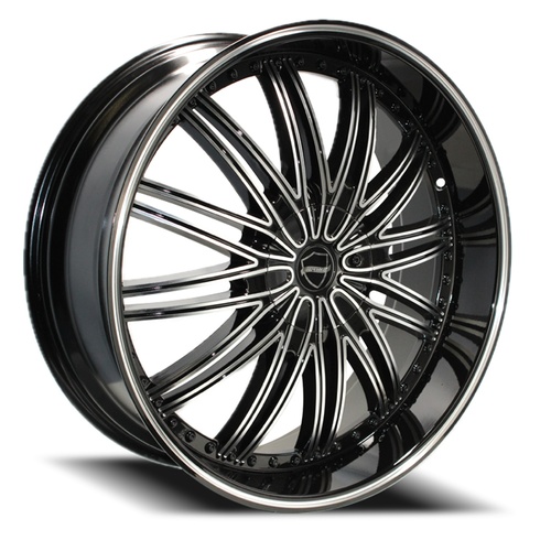 Elegance El911 Gloss Black Machined Photo