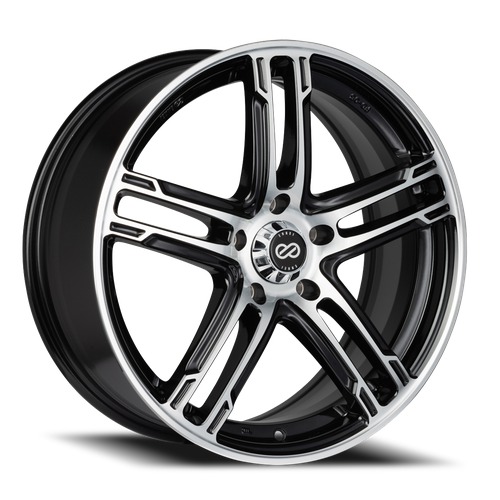 Enkei FD-05 434 Black W/ Machined Face Photo