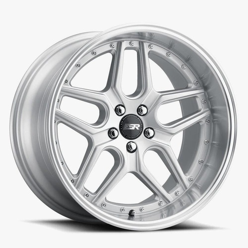 ESR CS15 Hyper Silver W/ Machined Lip - Part Number 89551415 CS15HS-ML 5X120.6 ESR CS15 Hyper Silver W/ Machined Lip Photo
