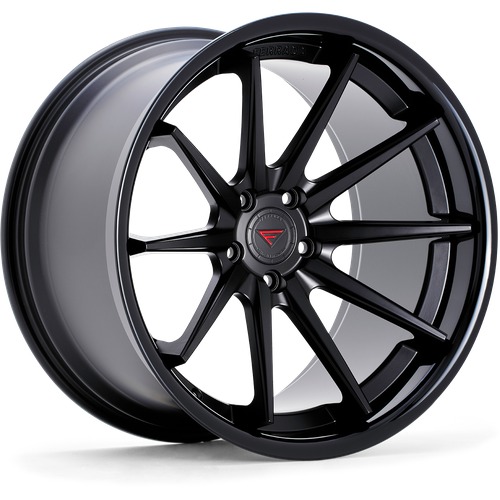 Ferrada FR4 Matte Black W/ Gloss Black Lip