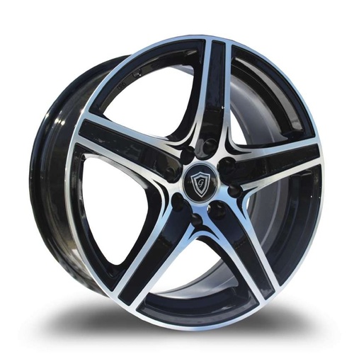 G-Line Alloys G5084 Black Machined Photo