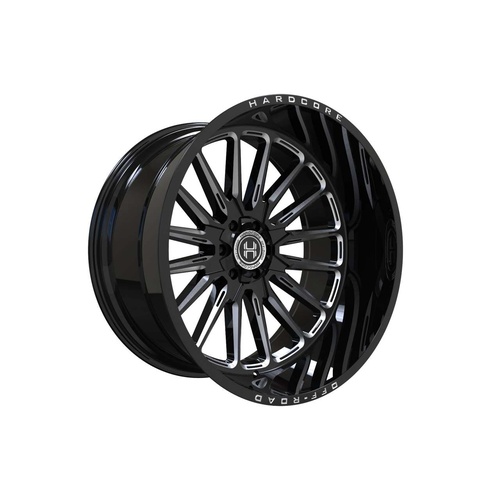 Hardcore Offroad Hc24 Gloss Black Milled - Part Number HC2422128180GBM-44 Hardcore Offroad Hc24 Gloss Black Milled Photo