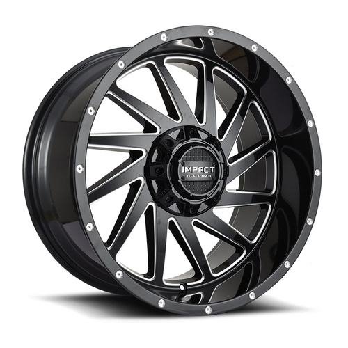 Impact Off-Road 811 Gloss Black Milled Photo