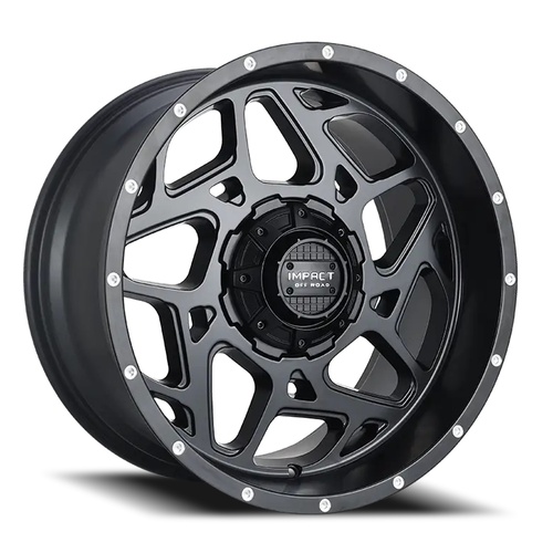 Impact Off-Road 822 Matte Black - Part Number 822MB-21066-12 Impact Off-Road 822 Matte Black Photo