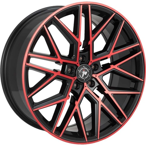 Impact 602 Gloss Black W/ Red Machined Face Photo