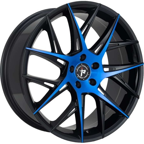 Impact 603 Gloss Black W/ Blue Machined Face Photo