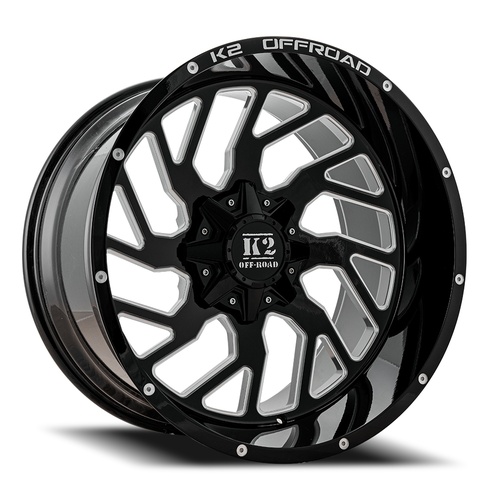 K2 SHOCKWAVE K12 Gloss Black Milled