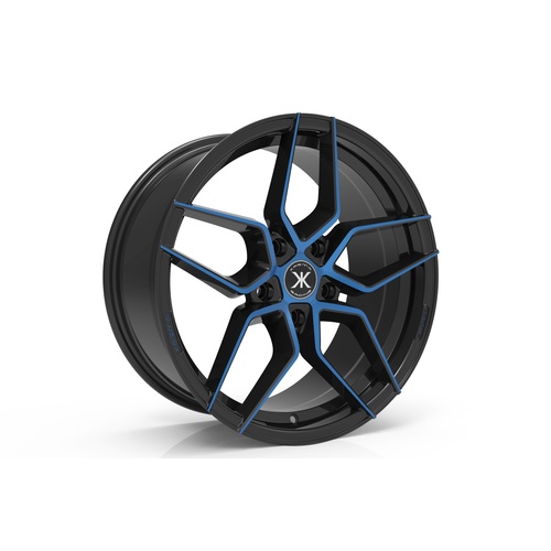 Karma Kr-100 Black Machined W/ Blue Face Photo