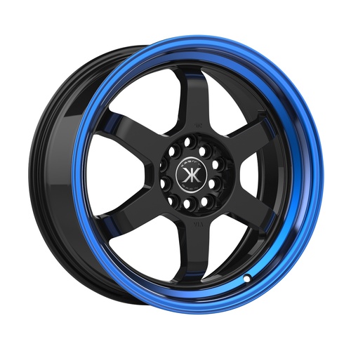 Karma Kr-106 Black With Blue Lip Photo