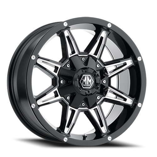 Mayhem Rampage 8090 Black W/ Milled Spokes Photo