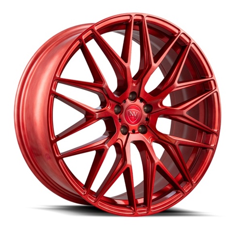 NV Wheels NV1 BRUSHED RED