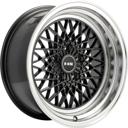 NS Wheels Ns-Mdv2 Dark Gray With Machined Lip Photo