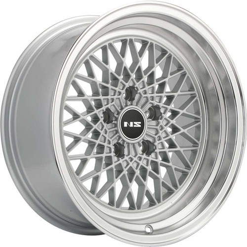 NS Wheels Ns-Mdv2 Silver With Machined Lip - Part Number NS-MDV2169512+00SLP NS Wheels Ns-Mdv2 Silver With Machined Lip Photo