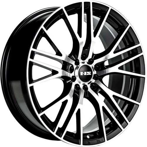 NS Wheels Ns1604 Gloss Black Machined - Part Number NS1604156513+38BMF NS Wheels Ns1604 Gloss Black Machined Photo