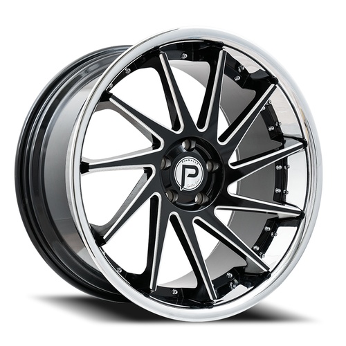 Pinnacle Epic P216 Gloss Black Milled W/ Stainless Lip - Part Number P21620105120-40GBMLS Pinnacle Epic P216 Gloss Black Milled W/ Stainless Lip Photo