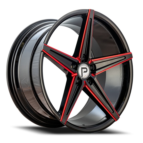 Pinnacle Supreme P202 Black W/ Red Milling Photo