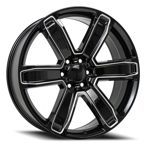 Replica 1 50 Gloss Black Milled - Part Number REP050241061397+31D-A1 Replica 1 50 Gloss Black Milled Photo