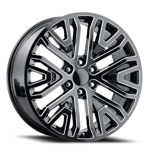 Replica 1 G14 Gloss Black Milled - Part Number REPG1426106139+31D-A1 Replica 1 G14 Gloss Black Milled Photo