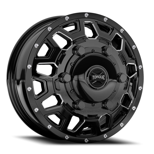 Torque Wheels Tw514C Rush Dually Satin Black - Part Number TW514C-16607004-130 Torque Wheels Tw514C Rush Dually Satin Black Photo