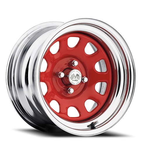 US Wheel Daytona Drifter Red And Chrome Photo