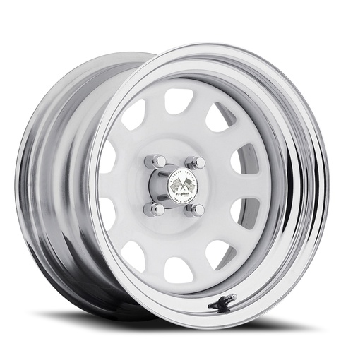 US Wheel Daytona Drifter White And Chrome - Part Number 022-8812WC US Wheel Daytona Drifter White And Chrome Photo