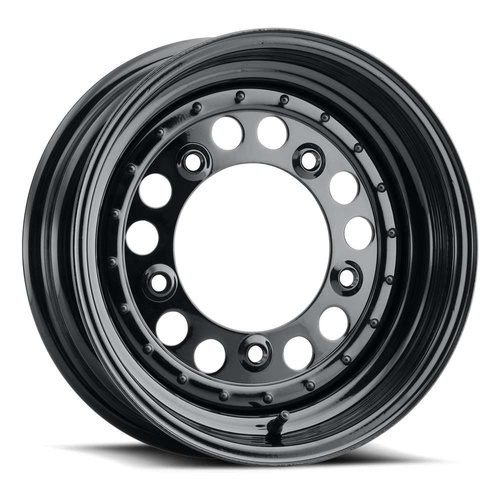 US Wheel Vw Modular With Rivets Gloss Black - Part Number 940-5654RWR US Wheel Vw Modular With Rivets Gloss Black Photo