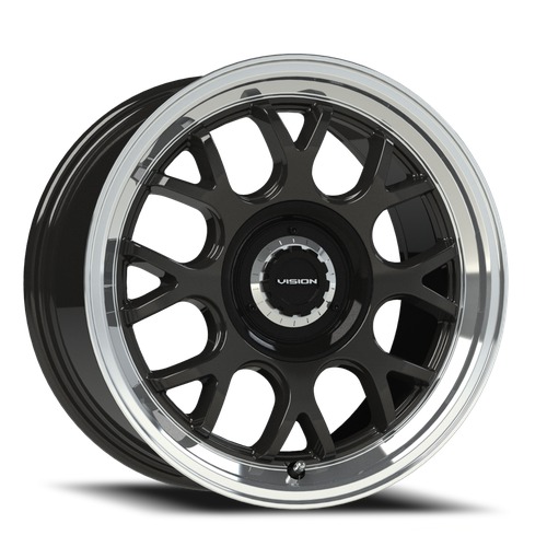 Vision Alpine 478 Gloss Black Brushed Lip Photo