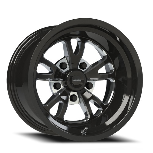 Vision Patriot 149 Gloss Black Milled Spoke Photo