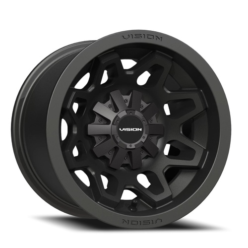 Vision Offroad Se7En 416 Matte Black - Part Number 416-128545MB4 Vision Offroad Se7En 416 Matte Black Photo