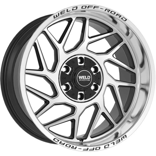 Weld Off-Road Fulcrum W118 Gloss Black Machined Photo