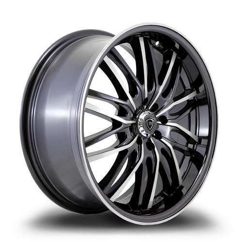 White Diamond W3108 Black Machined Photo