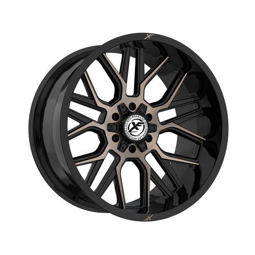 XF Offroad Xf-235 Gloss Black & Bronze Milled Photo