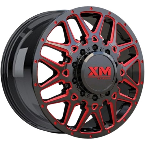 Xtreme Mudder Xm-900 Black W/ Red Milling - Part Number XM900R22825816512211213BRM Xtreme Mudder Xm-900 Black W/ Red Milling Photo