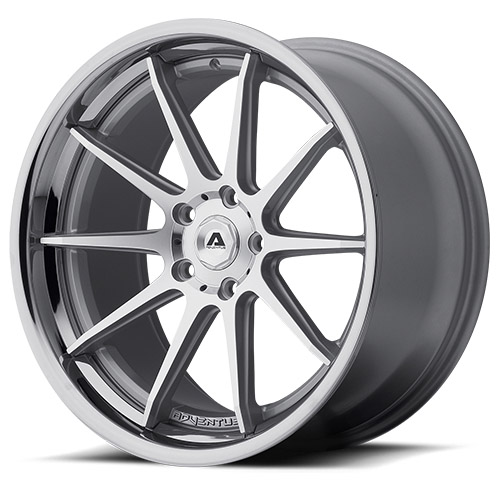 Adventus AVS-4 Silver Machined W/ SS Lip - Part Number AVS4-20855225SL Adventus AVS-4 Silver Machined W/ SS Lip Photo