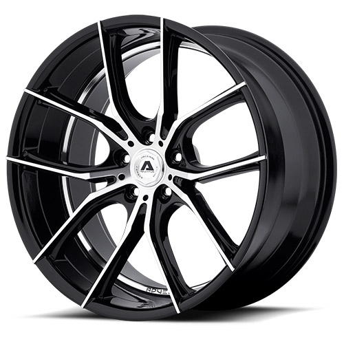 Adventus AVX-6 Gloss Black Machined - Part Number AVX6-20851227MS Adventus AVX-6 Gloss Black Machined Photo