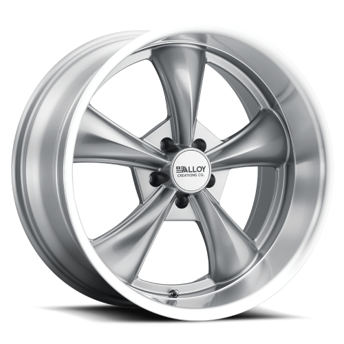 Alloy Creations Ac505 Gray Machined Lip - Part Number 505LA-2085J0 Alloy Creations Ac505 Gray Machined Lip Photo